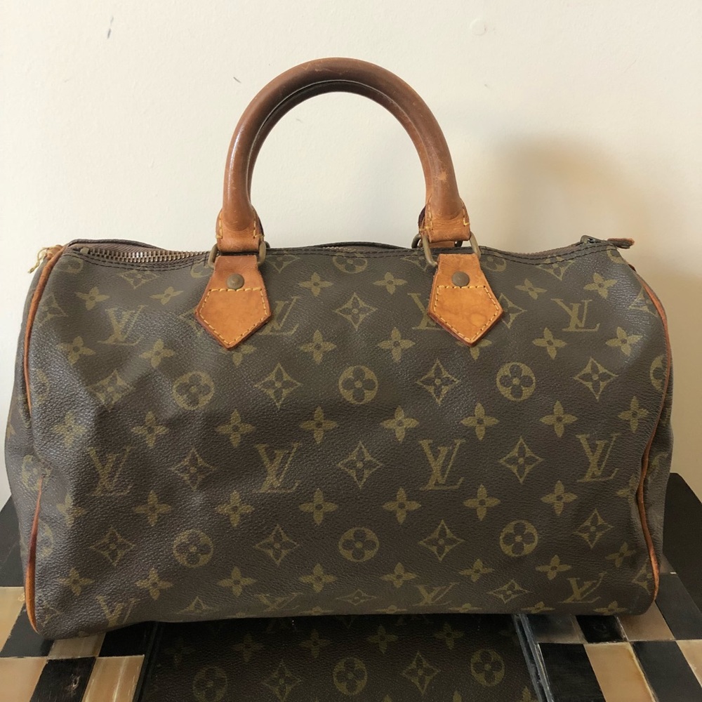 SOLD LOUIS VUITTON MONOGRAM CANVAS SPEEDY 30 - Picture 2 of 8